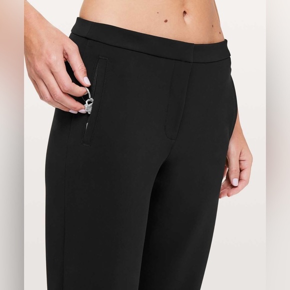 Lululemon On The Move Pant 28" Black Size 6 Activewear Sporty - Picture 3 of 16